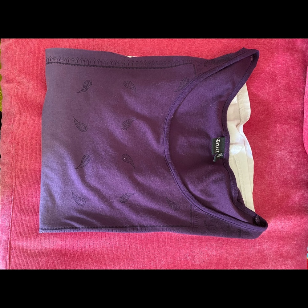 Short sleeve ombré top